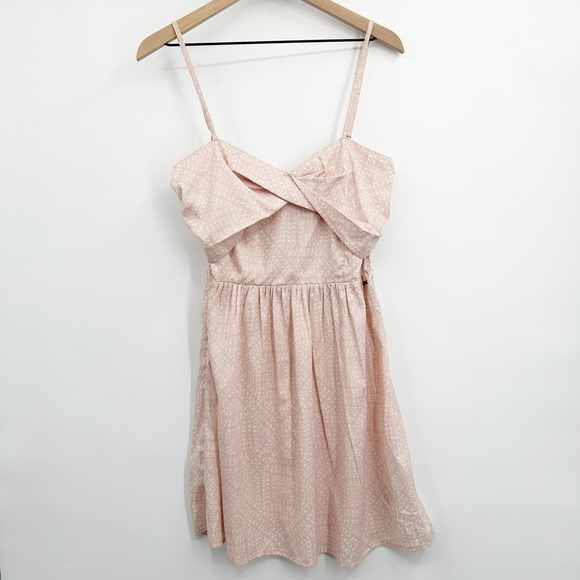 NEW Roxy Junior's Fit and Flare A-Line Print Dress Pink Size XL (13) - Picture 2 of 10